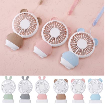 พัดลมตั้งโต๊ะ จับง่าย แบตในตัว